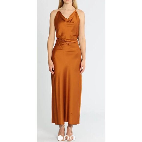 SIGNIFICANT OTHER Deidra Dress in Caramel NWT Size US 6